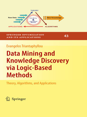 cover image of Data Mining and Knowledge Discovery via Logic-Based Methods